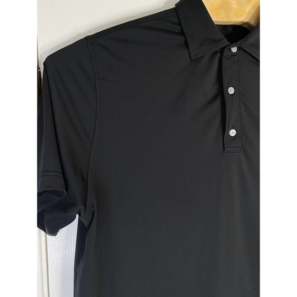 USAG U Suck at Golf Mens Performance Stretch Polo Shirt Size Large Black‎ - Picture 4 of 9